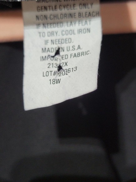 MSK Women's Statement Chain Black Shortsleeve Dress. Size 18W. - Picture 5 of 9